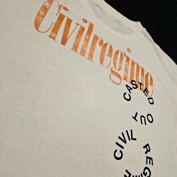 Civil‎ Regime S.I.N Casted Out Butterfly Floral Graphic Tee Tshirt Size Large - Picture 9 of 10